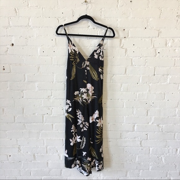 Somedays Lovin Pants - Somedays Lovin Floral Romper Cropped Jumpsuit